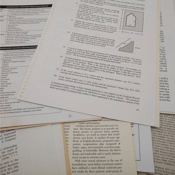 Technical Book Pages, Guides and Manuals Book Page Bundle, Vintage Book Pages - Picture 5 of 6